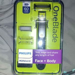 Philips Norelco OneBlade, edge and shave any length of hair